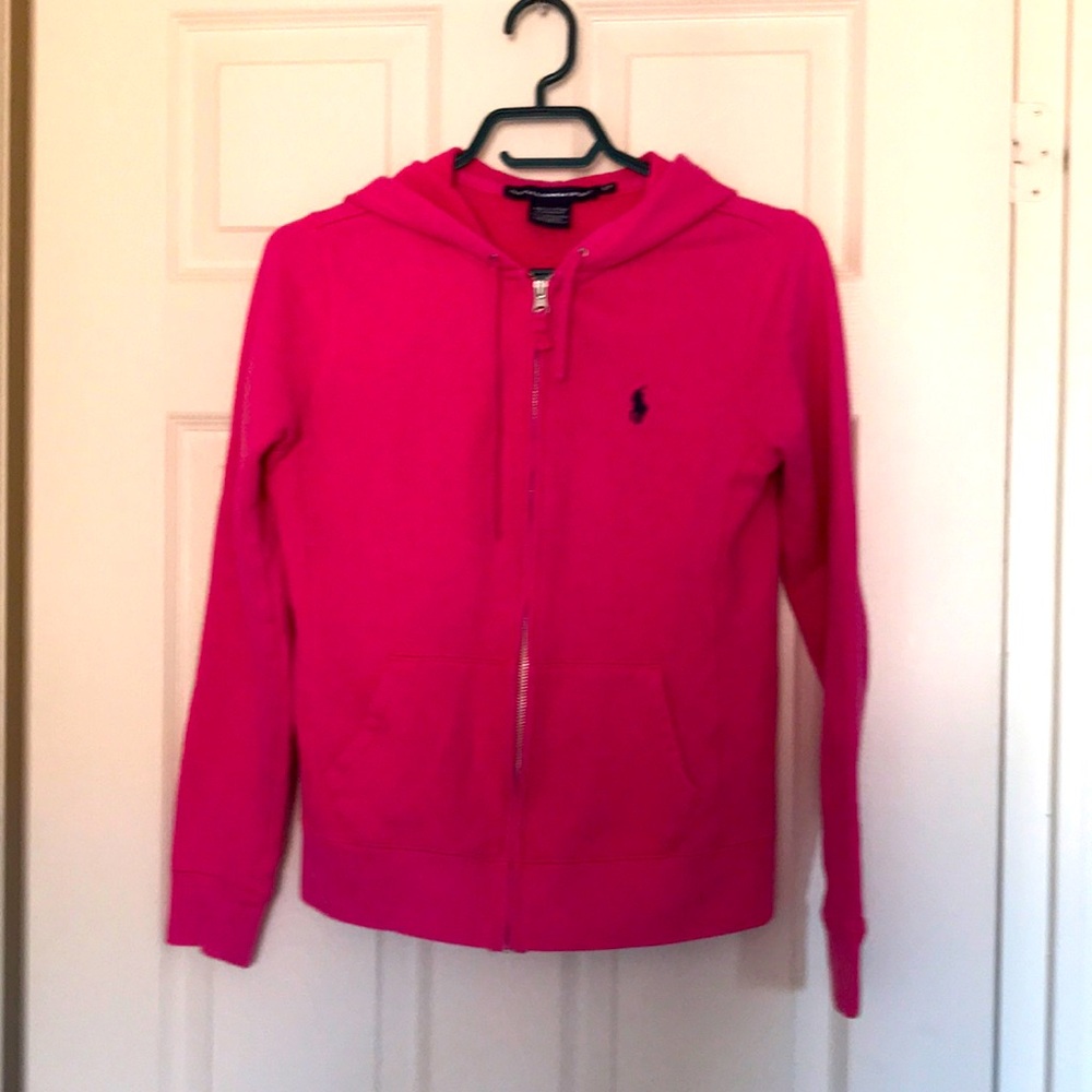 Ralph Lauren Polo Sport Zip Hoodie , Pink , Size S/P